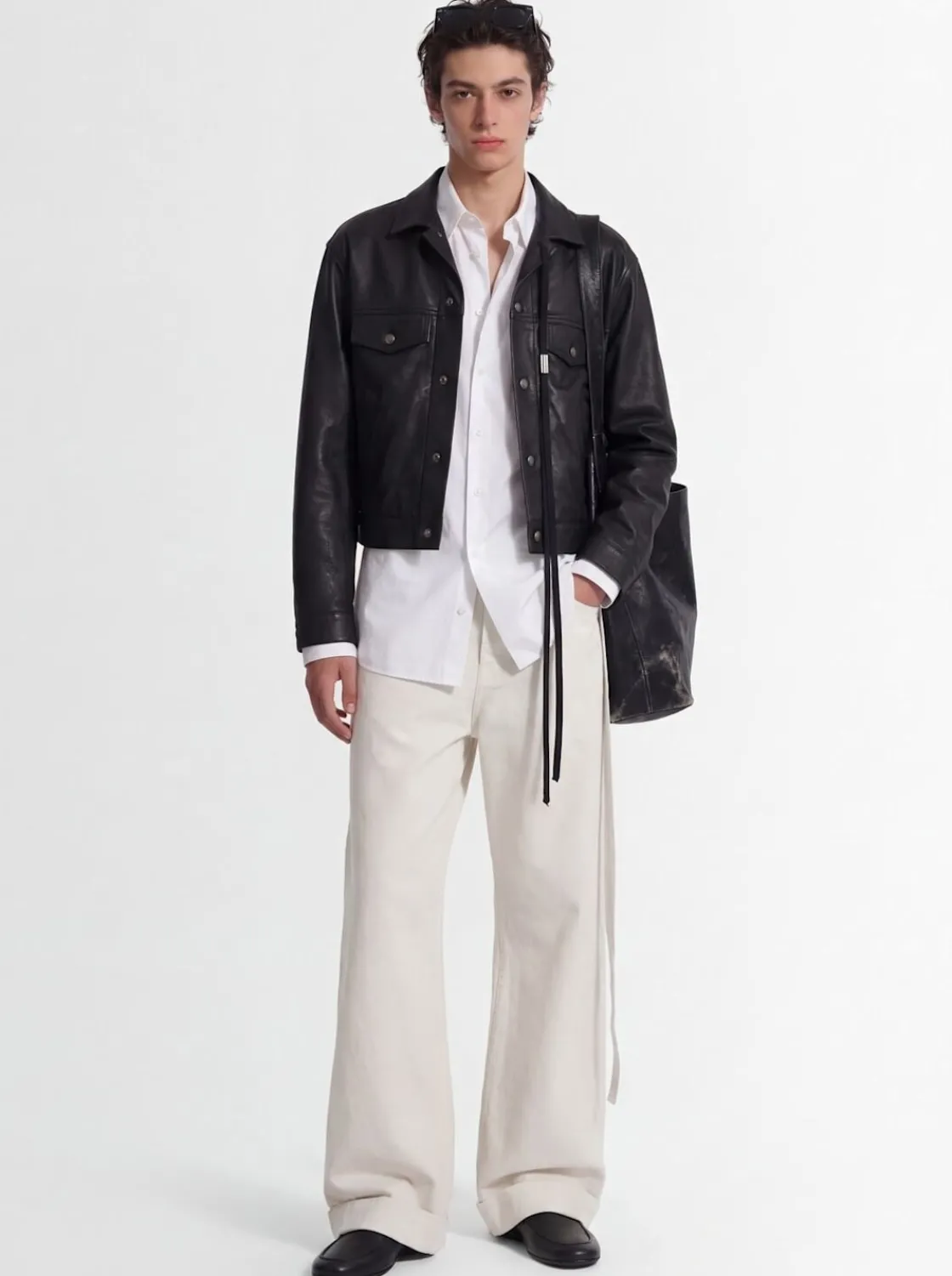 Raf 5-pocket standard leather jacket