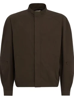 Raglan cotton zip jacket
