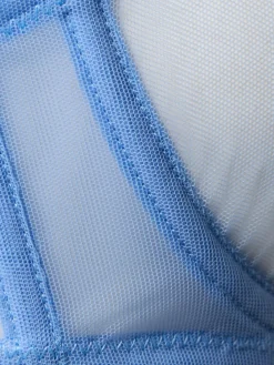 Reggiseno in tulle trasparente