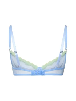 Reggiseno in tulle trasparente