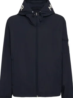 Sassiere tech hooded casual jacket