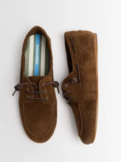 Scarpe da barca D2 College in camoscio