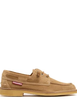Scarpe da barca in camoscio