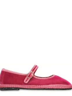 Scarpe Mary Jane Frances in velluto