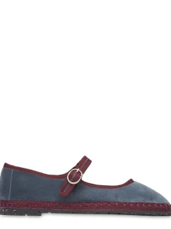 Scarpe Mary Jane Georgina in velluto