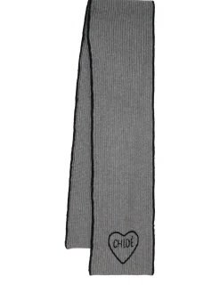 Sciarpa in maglia Encouer con cuore