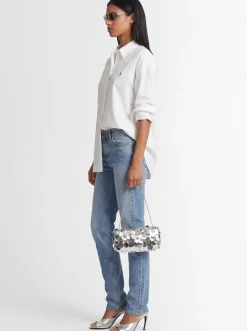 Sequined shoulder bag