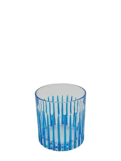 Set di 4 bicchieri in cristallo dipinti a mano