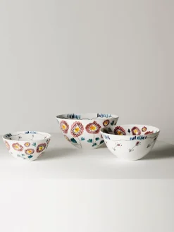 Set di 2 ciotole Anemone Milk