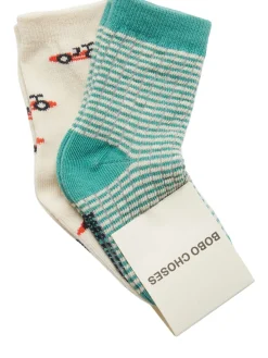 Set di 2 paia di calzini jacquard