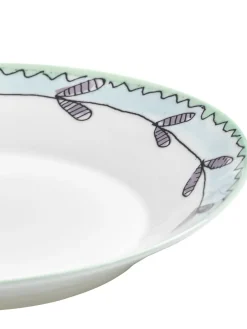 Set di 2 piatti fondi Blossom Milk