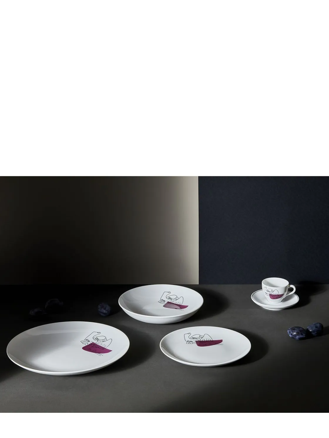 Set di 2 piatti Service Prunier