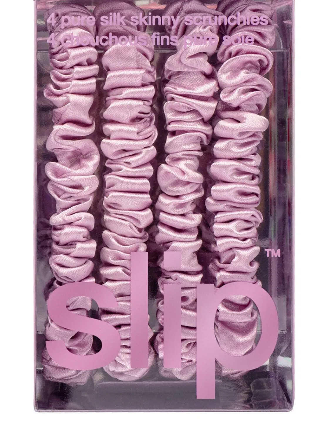 Set di 4 scrunchie skinny
