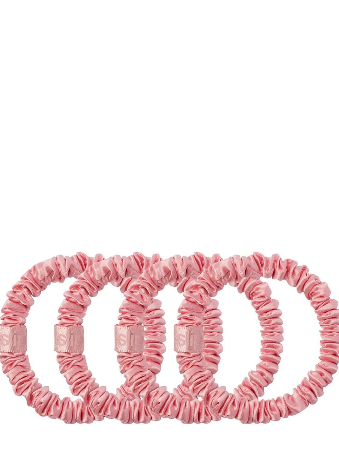 Set di 4 scrunchie skinny