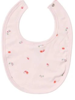 Set of 2 printed cotton bibs
