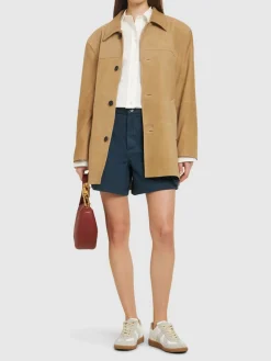 Shorts cargo vita alta