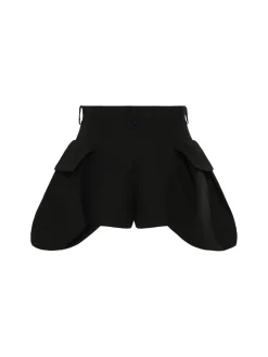 Shorts double face in misto seta