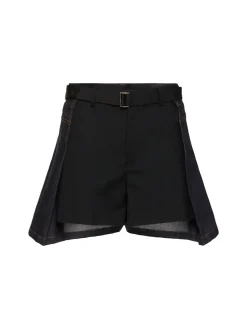 Shorts in denim di cotone
