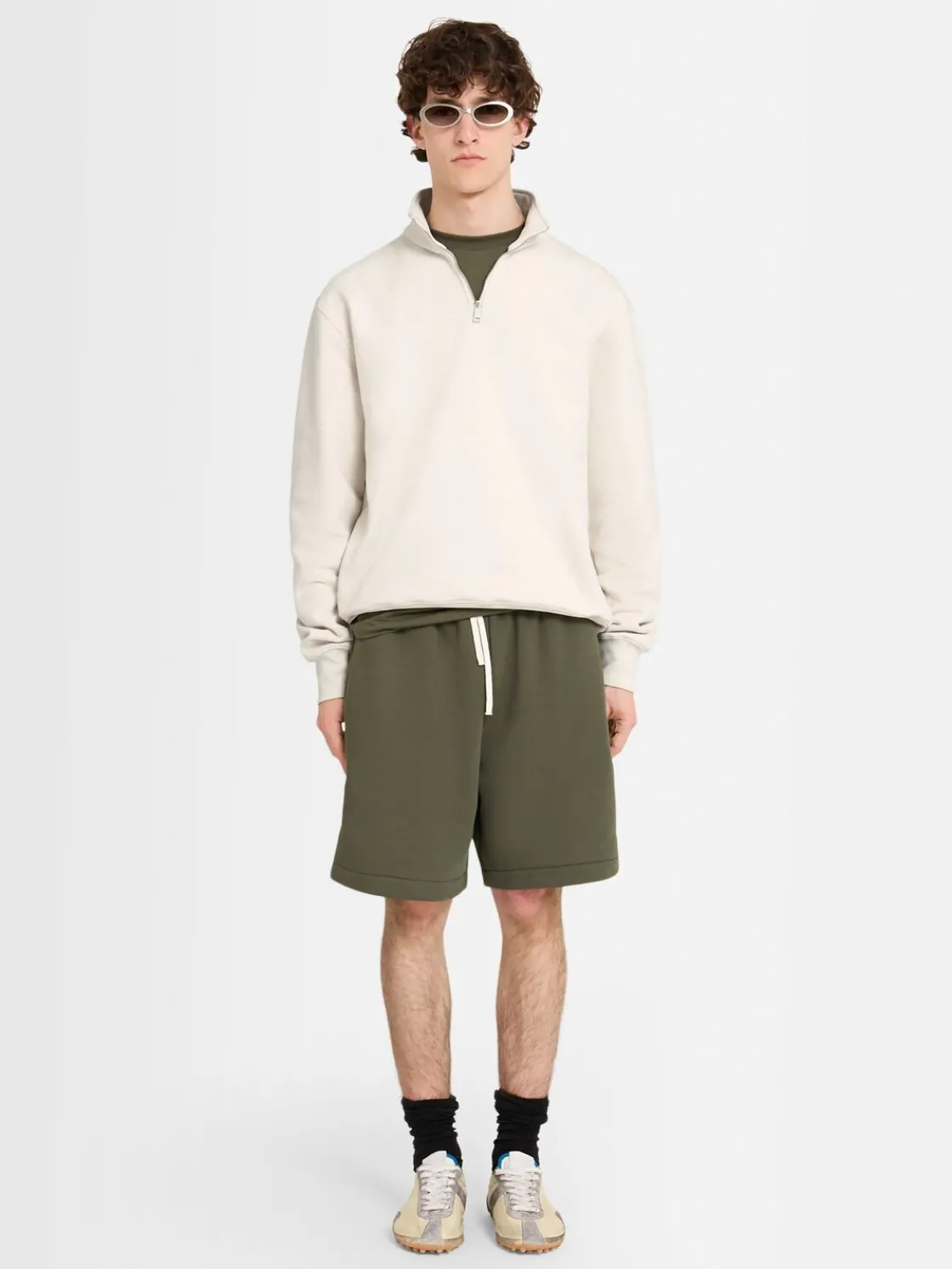 Shorts in felpa di cotone