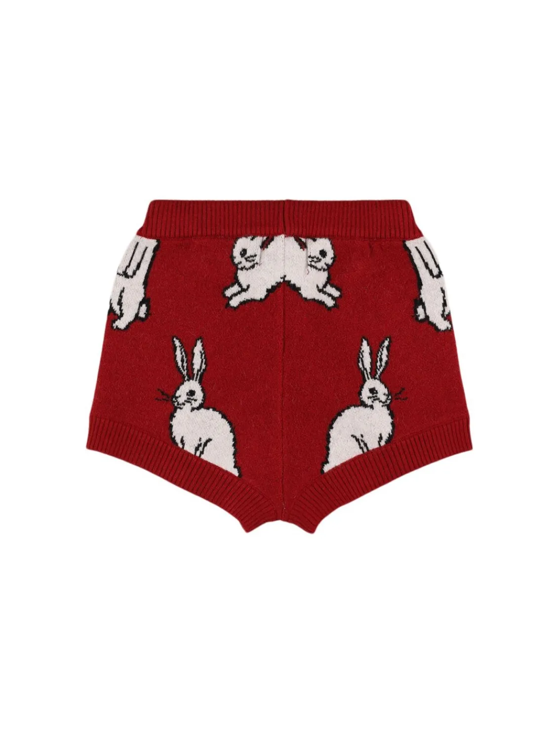 Shorts in maglia di misto viscosa con stampa