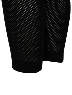 Shorts vita alta in maglia di viscosa