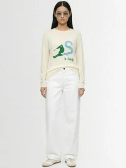 Ski long sleeve cashmere sweater