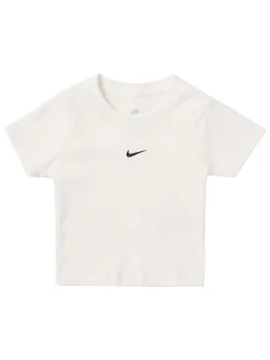 Slim fit ribbed stretch cotton t-shirt
