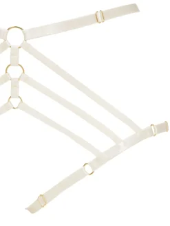 Slip aperti Art Déco in raso