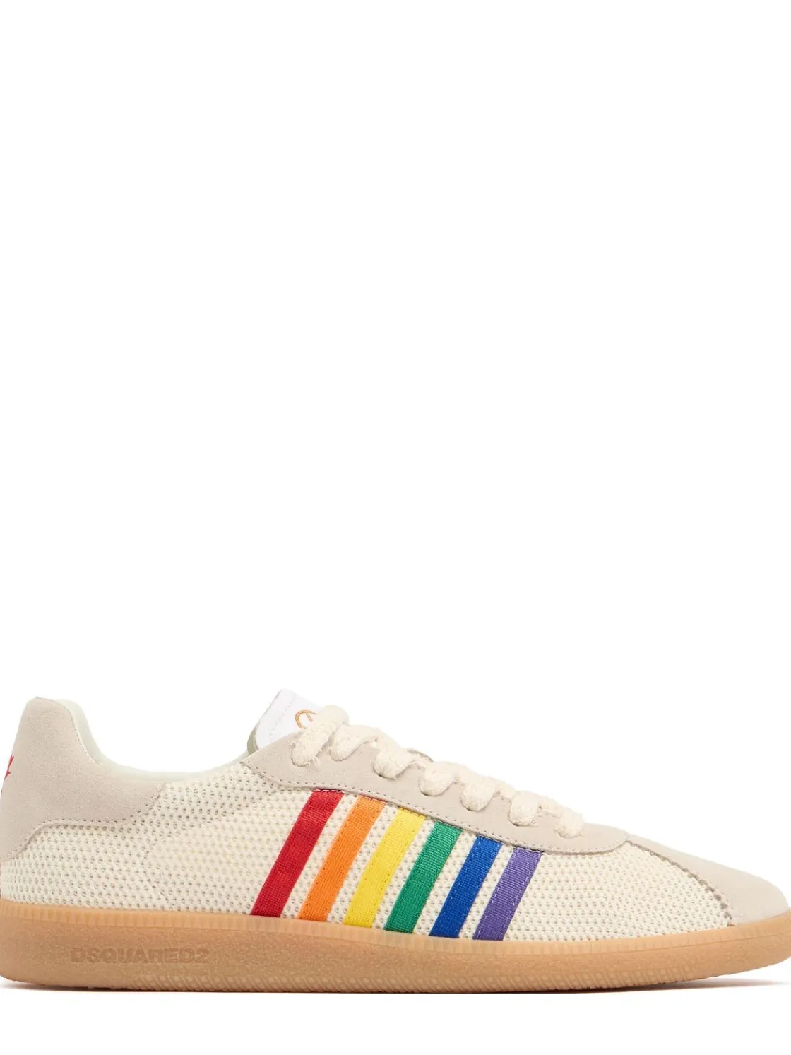 Sneakers in poly e pelle con logo