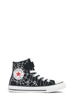 Sneakers in tela di cotone stampata