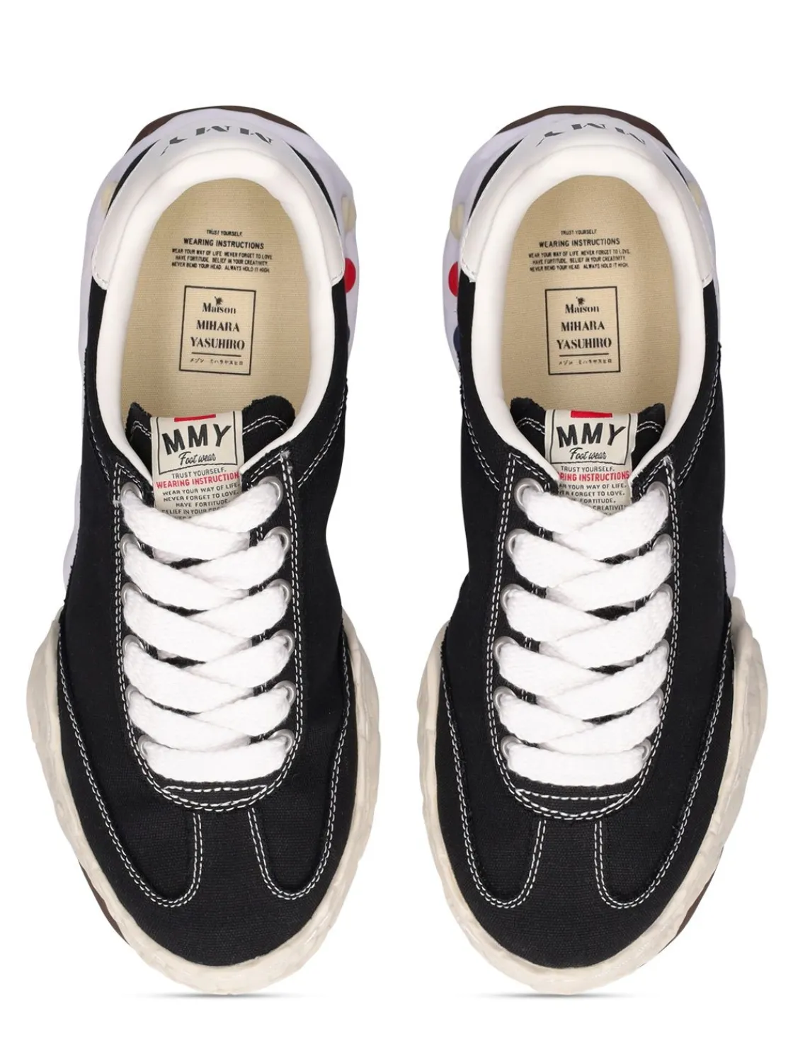 Sneakers low top Harbie in tela