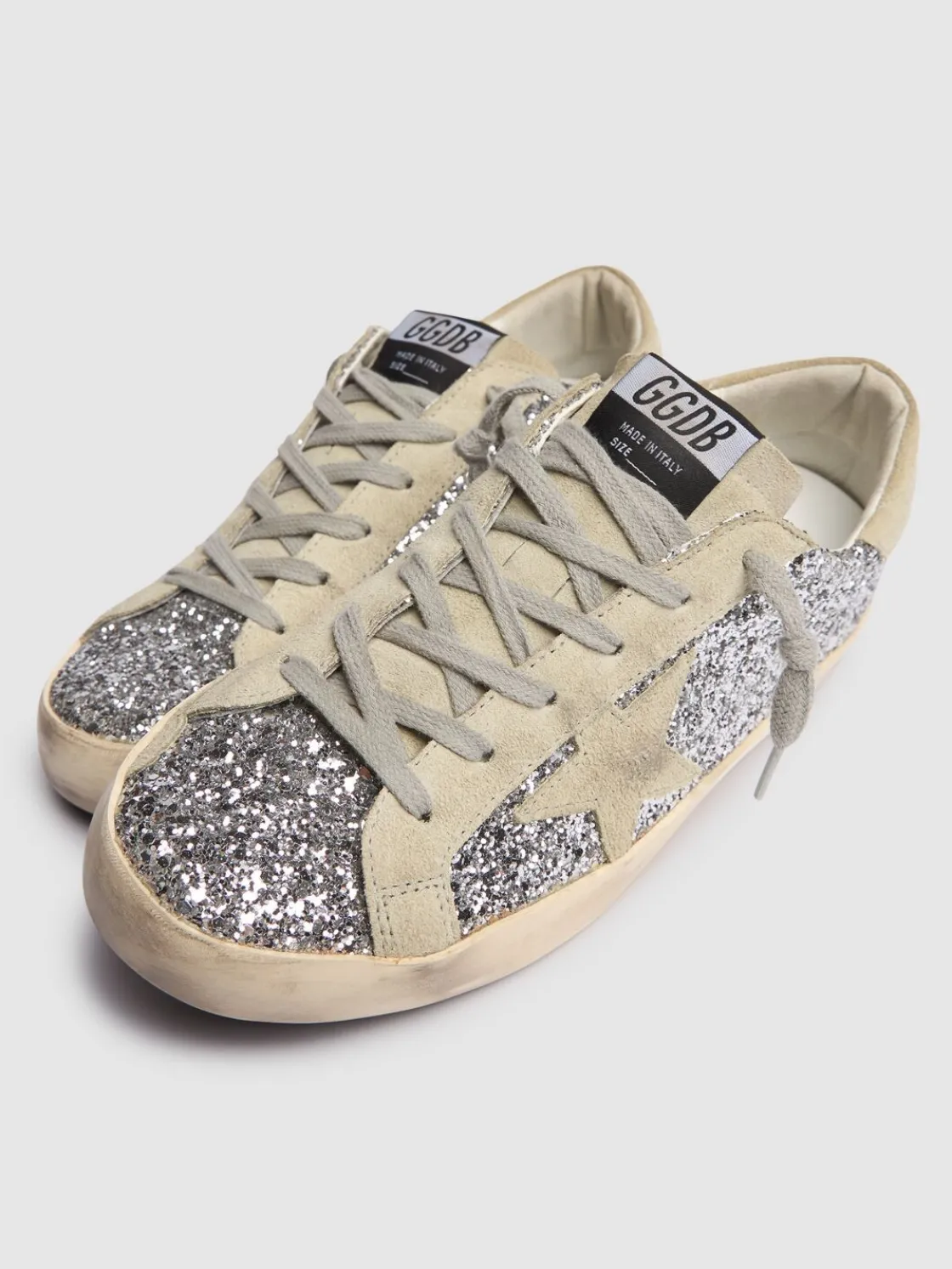 Sneakers Super-Star glitter 20mm