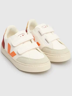 Sneakers V-12 in pelle senza cromo