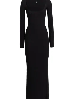 Soft lounge modal long sleeve dress