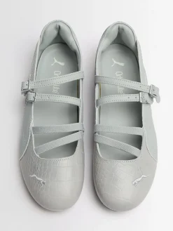 Speedcat Ballet croc embossed sneakers