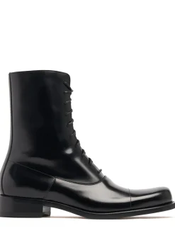Stivaletti Kai in pelle con lacci