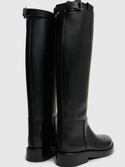 Stivali alti Stan in pelle 30mm