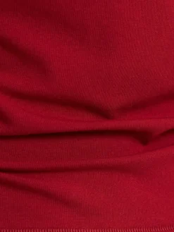 Stretch cotton long sleeve t-shirt