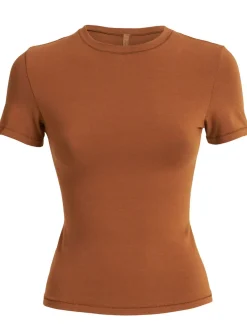 Stretch cotton t-shirt
