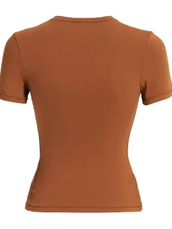 Stretch cotton t-shirt