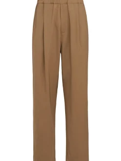Stretch wool pants