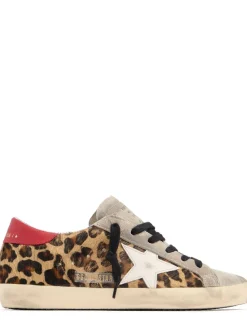Super Star leopard suede sneakers