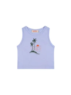 Tank top in jersey di cotone