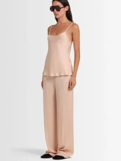 Tank top Sienna in raso di viscosa