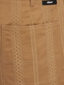 Tech & cotton Bermuda shorts