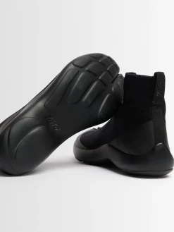 Tencel tabi high-top sneakers