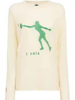Tennis long sleeve cashmere sweater