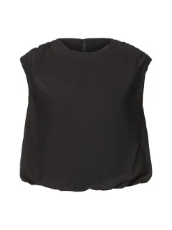 Top arricciato senza maniche Cosma