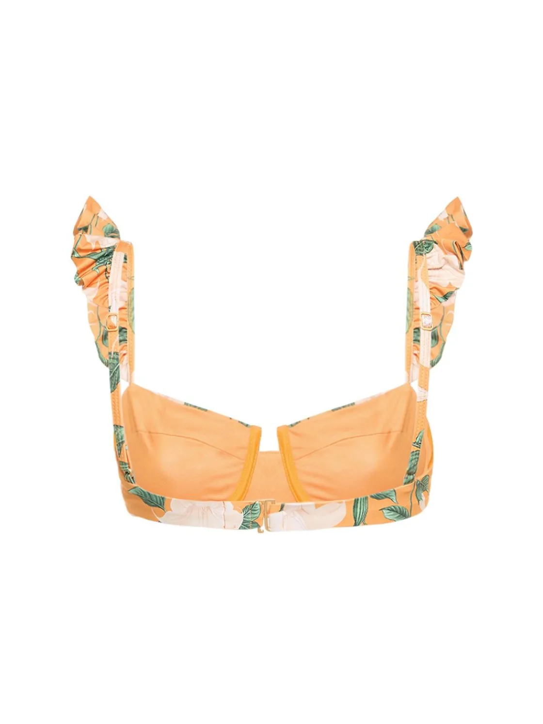 Top bikini Kiwi stampato