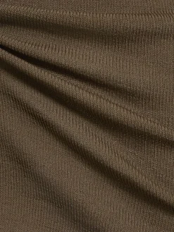 Top in crepe di viscosa con scollo a V